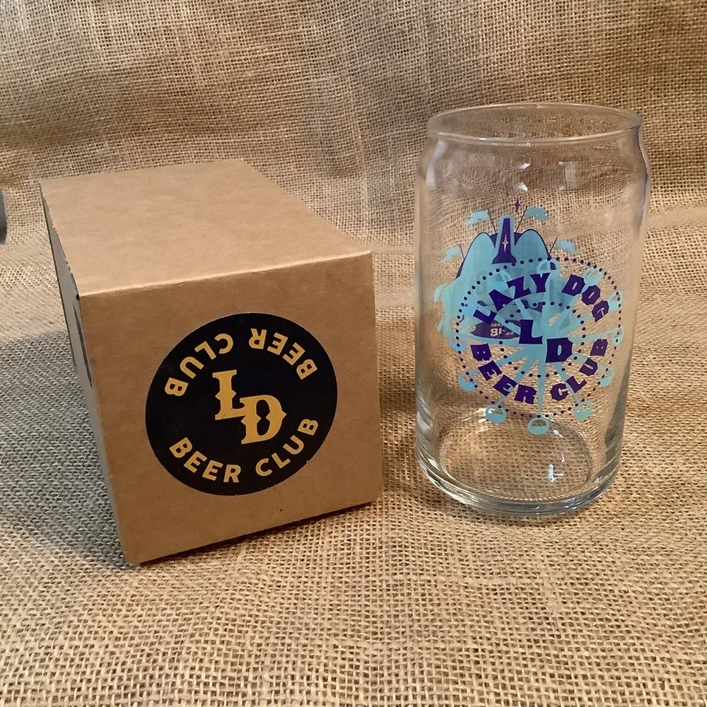 Lazy Dog Beer Club Set of 6 Glasses NEW